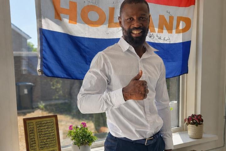 Deelnemer Djibby bouwt aan zijn toekomst