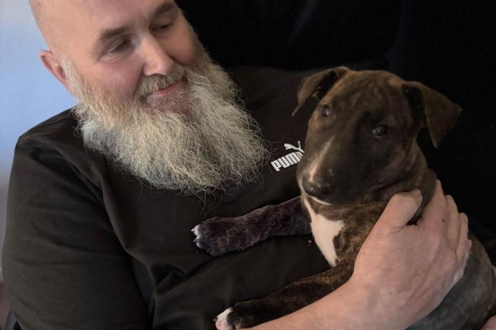 ‘’Trots op waar ik nu sta, samen met mijn trouwe viervoeter”